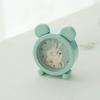 Mini metal bear cartoon cute small alarm clock creative unique desk bedside alarm clock