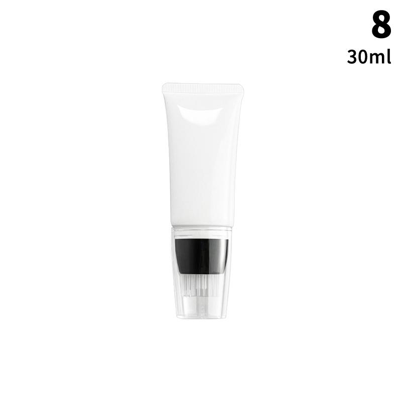 

1Pcs Silicone Roller Flat Cap Empty Bottle 30ml Cosmetic Flat Hose Duck Tongue Brush Head Flat cosmetic hose