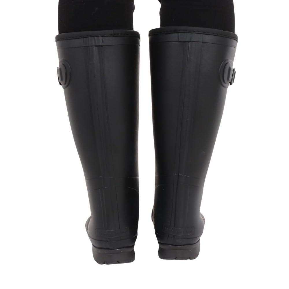 Moonstar MF FG07RL Rain Size 2E Women's Boots, Black, 24.0 Cm,