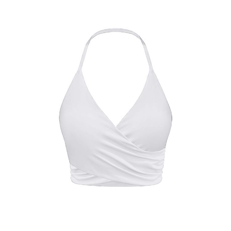 New Halter Neck Bra: Quick-Drying, Backless, Thin Strap, Criss-Cross Layered Design