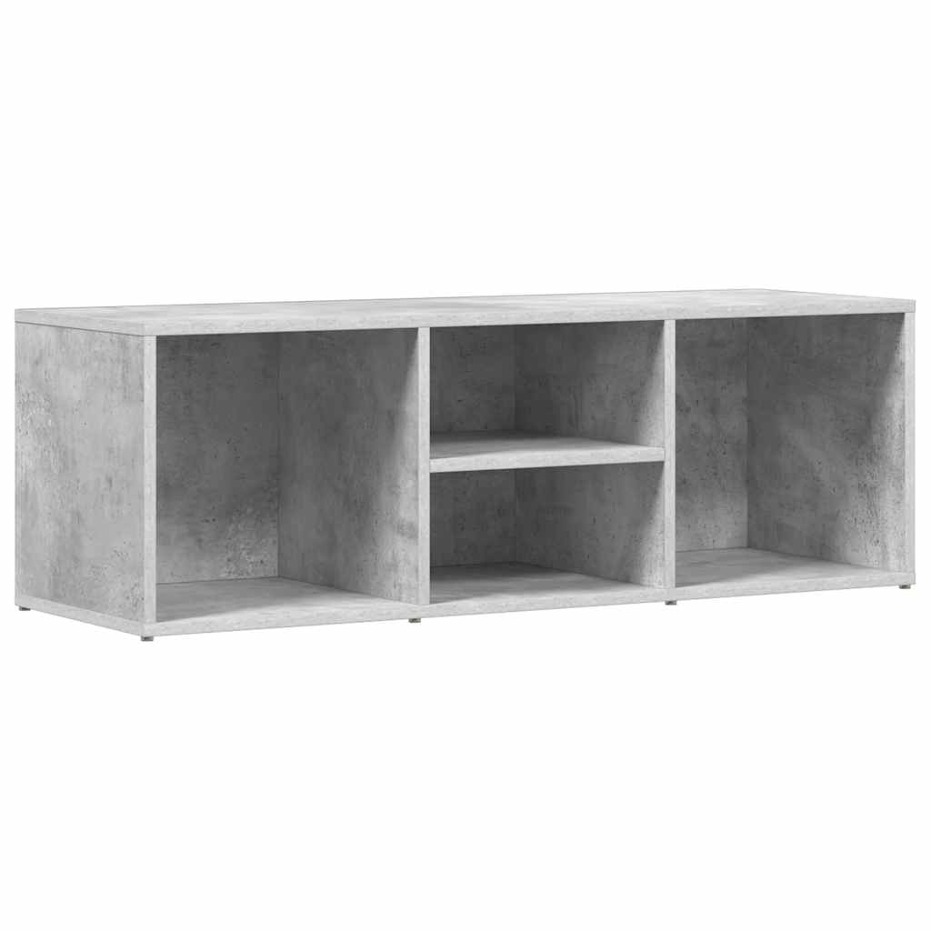 Shoe Bench Concrete Grey 105x35x35 cm Engineered Wood