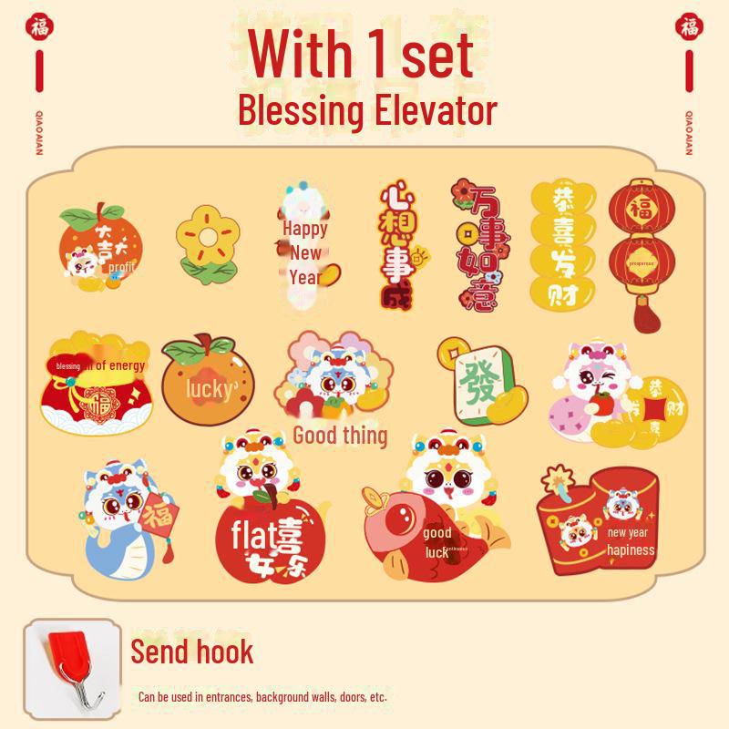 Fortune Fruit Pendant: Snake Year Spring Festival Decoration for Living Room