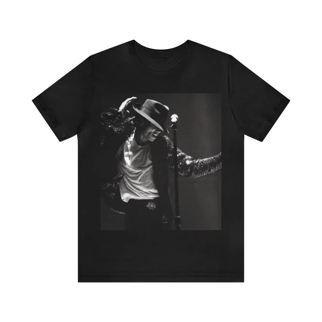 2026 HOT SALE Black or White - Michael Jackson MJ New Men's T-Shirt Unisex O-Neck Cotton Short Sleeve Women Oversized Y2k Popular Fashion Tee Top