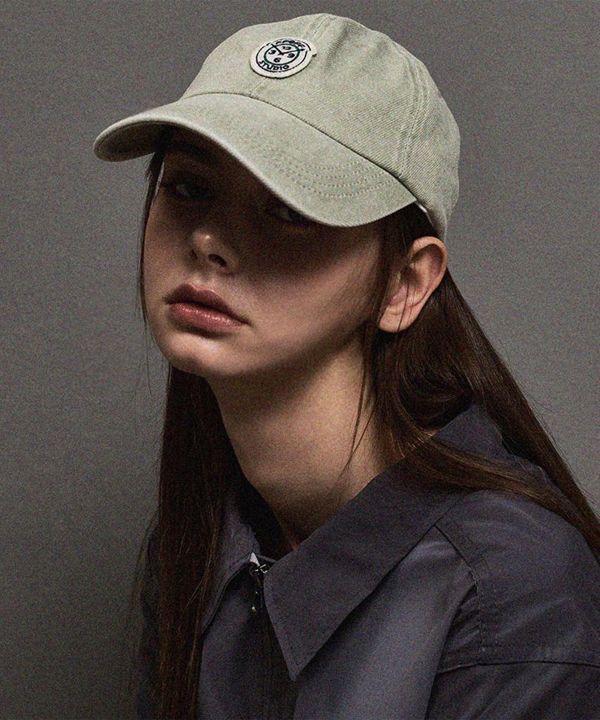 FFEFF STUDIO Pig Washed Wappen Ball Cap (Mint)