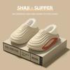 Waterproof cotton slipper bag and men's new winter non-slip thick bottom home warm and velvet outer wear cotton drag women