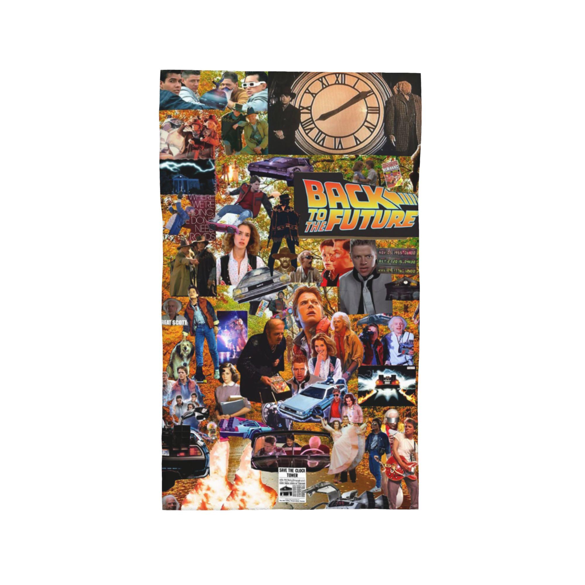 

Back To The Future Soft Face Towel Quick Dry Pool Bath Cotton Towels Breathable W30*H60(CM)