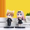 4Pcs Anime Figure Kaguya-sama: Love Is War Shinomiya Kaguya Student Uniform Dress Model PVC Kawaii Girl Desktop Decoration