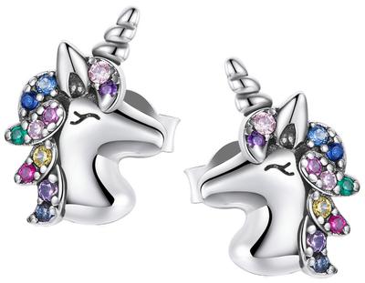 Silver Earrings Unicorn Earrings Silver 925