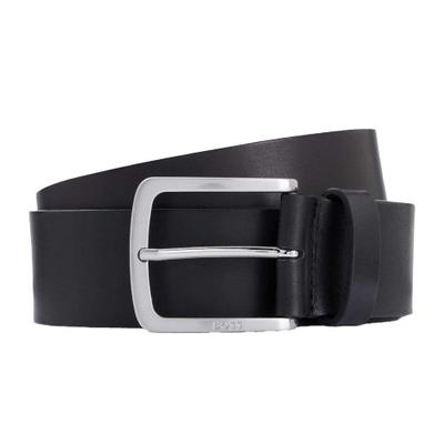Mens Logo Leather Pin Belt