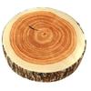 Material Tree Log Pillow Soft Texture PP Cotton Filled Stump Cushion Realistic Wood Grain Round Floor Cushion For Women
