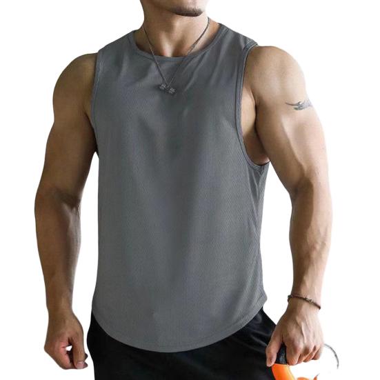 Moda elastică Absorbție de transpirație Anti-pilling Alergare Pulover lejer Vest Top Streetwear Sport