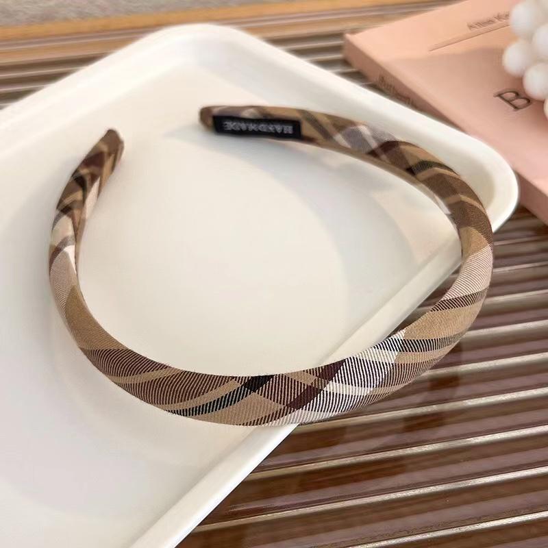 Fashion Vintage Plaid Hair Bands for Women Girls French Retro Headband Girls Hairband Hair Hoop Female Hair Accessories Headwear