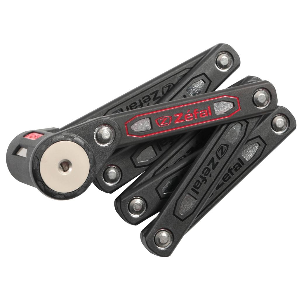 Zefal Bicycle Blade Lock F16L Foldable Double Lock System Includes Spare Key Cut Resistant Black 4917B K-TRAZ 1,35kg