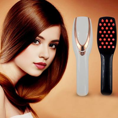 Hair Growth Brush Electric Scalp Massager Red Blue Light Therapy Professional Thinning Hair Treatment Vibration Hair Care Device Comb