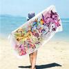 1Pc Purple Unicorn Fantasy Beach Towel Microfiber Beach Towel Thin Absorbent For Beach Swimming Yoga Bath Sports 0917122