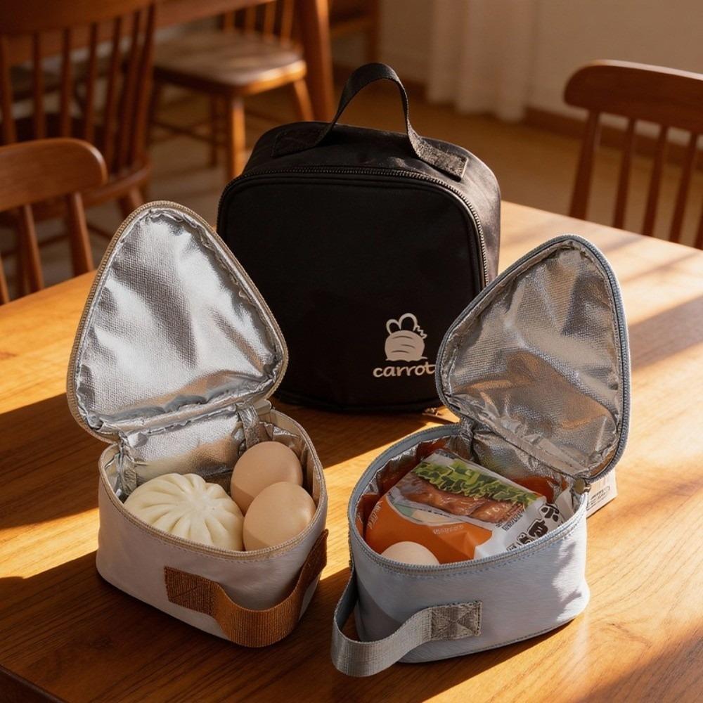 Thickened Design Insulated Lunch Bag Waterproof Material Thermal Storage Bag  Student Use