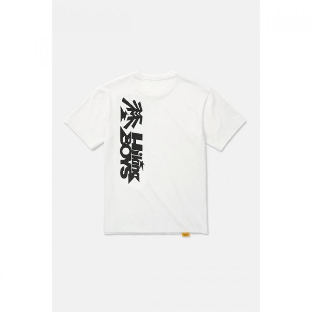 Kolon SporT Unisex Graphic ShorT Sleeve T shirT Paper Press jwTcm25821cre