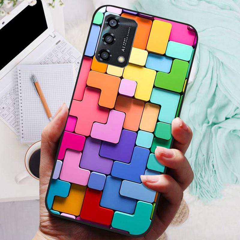 Telefoonhoesje Voor OPPO A74 4G Hoesje Siliconen Zwarte Bumper Zachte TPU Coque voor OPPO A74 CHP2219 Hoesjes OPPOA74 A 74 Beschermer Fundas