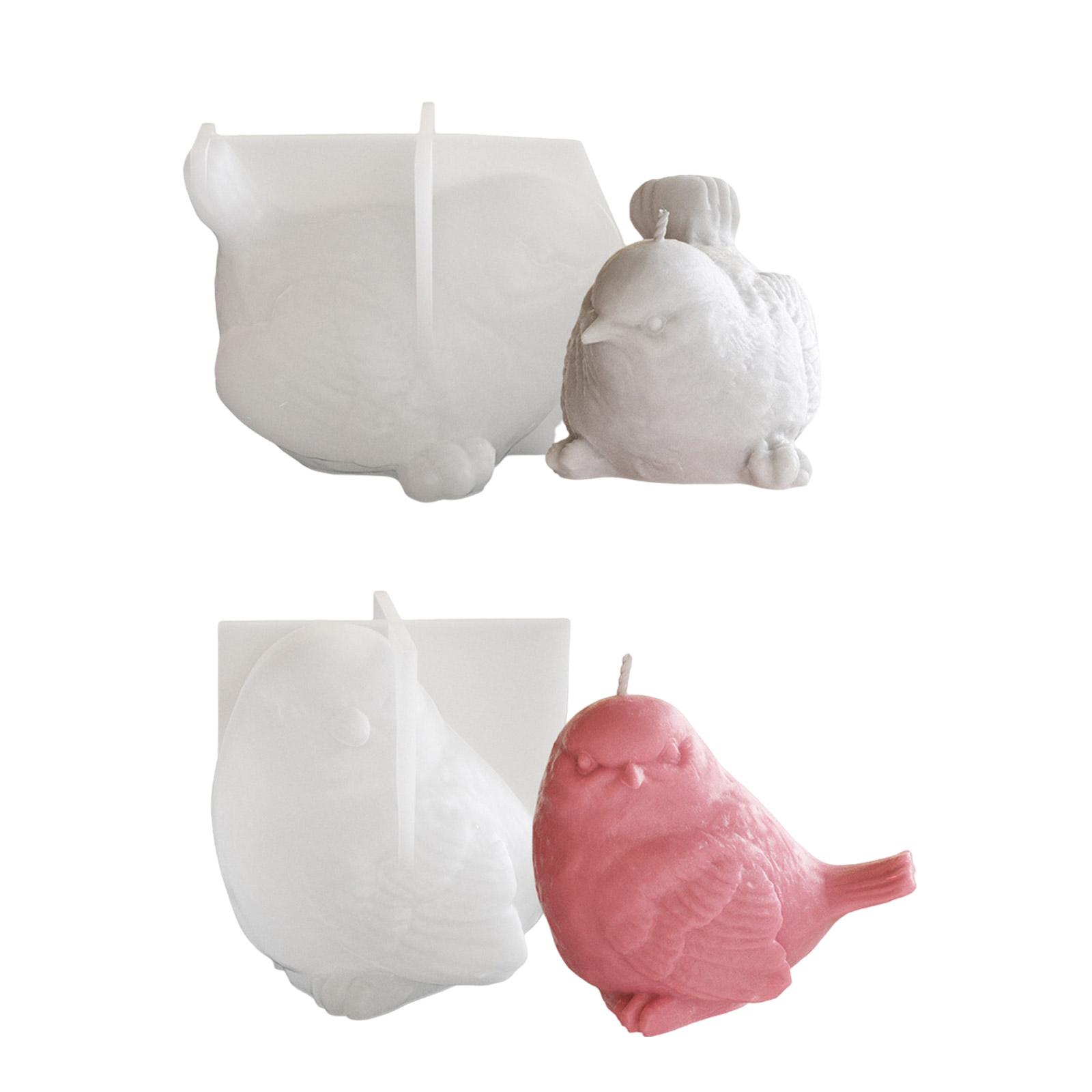 

Гибкая силиконовая форма для создания уникальных 3D фигурок птиц, аксессуаров для энтузиастов и домашнего декора для повседневного использования A