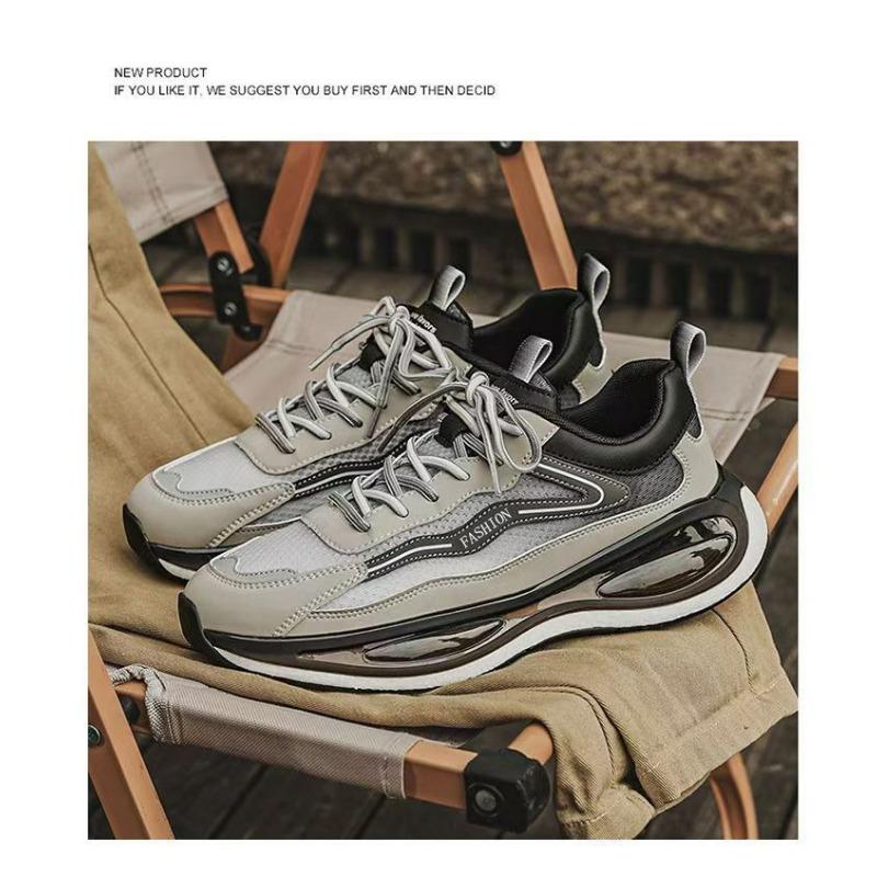 Mens Youth Casual Lightweight Air Cushion Non Slip Shock Absorption Running Shoes