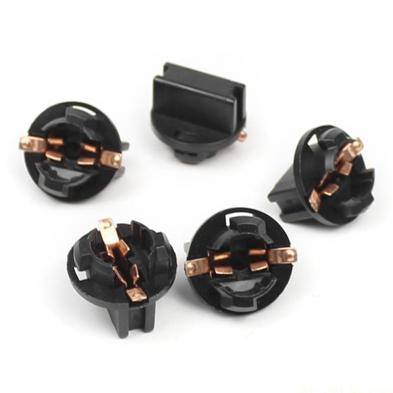 J0MA 10x T10 Car Instrument Lamp Bulb Holder Twist Socket W5W Base Panel Cluster Plug