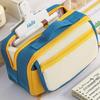 Multi Layer Pencil Case Zipper Stationery Storage Bag Simple Pencil Pouch  Kids Children
