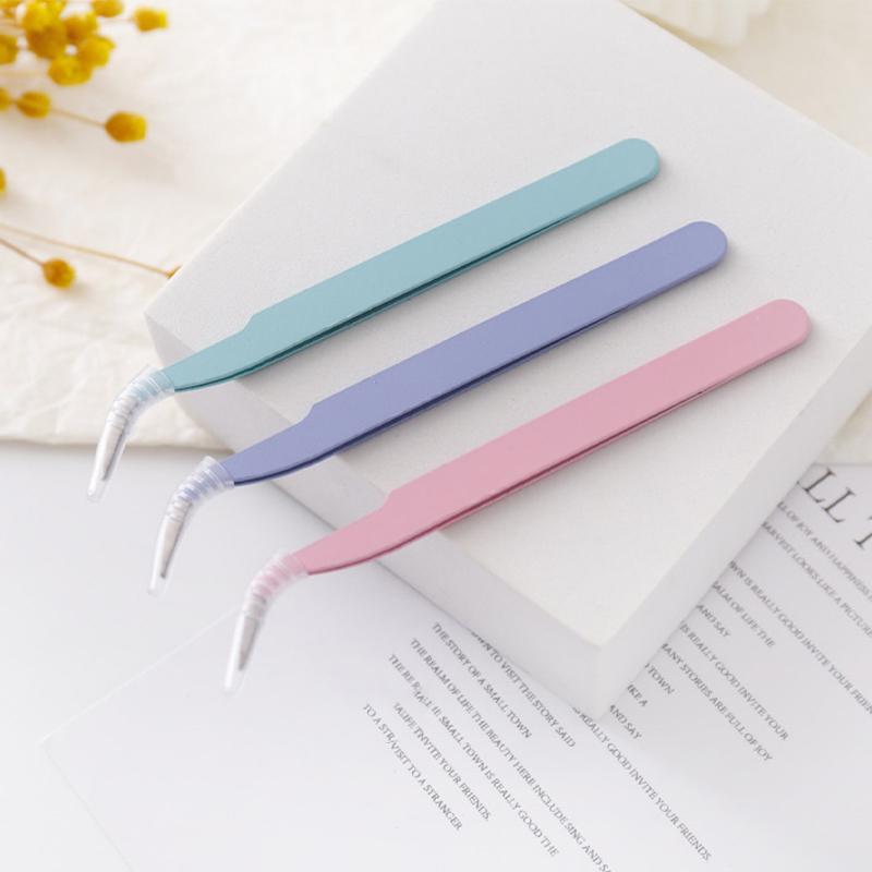 2Pcs/Set Anti-Static Elbow And Straight Stainless Steel Tweezers Cake Mold Sugarcraft Tool For Kitchen Bakeware Decoration