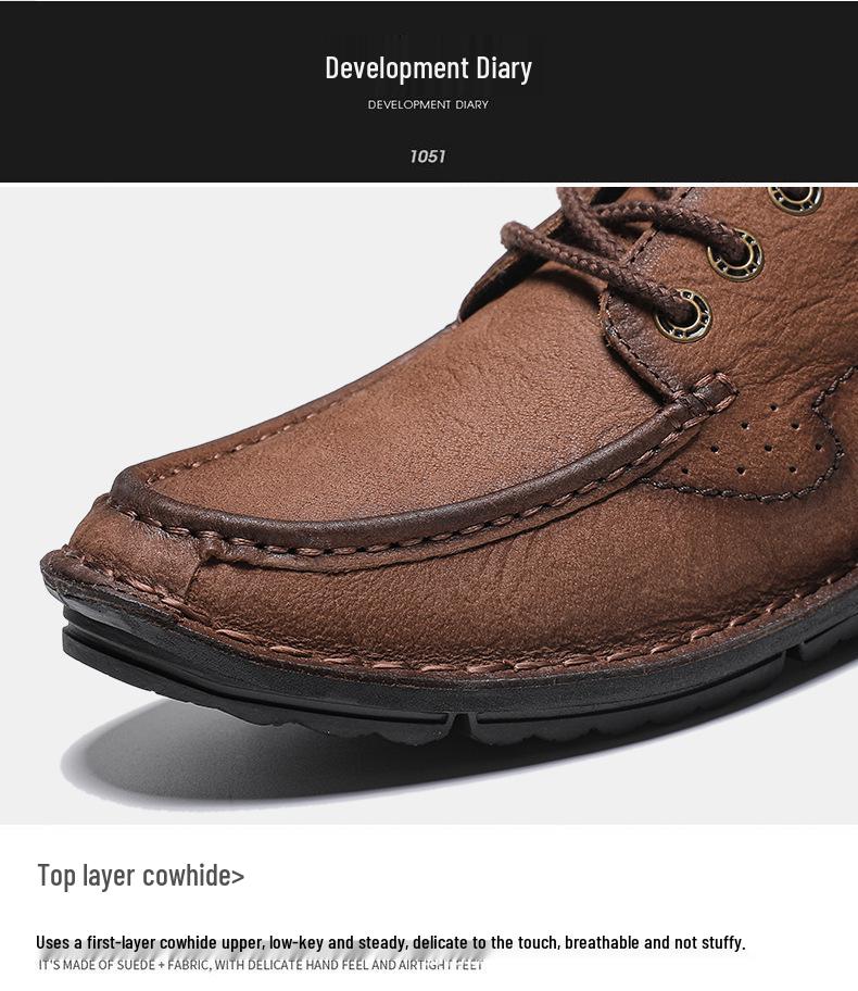 Herren handgefertigte lässige Leder-Loafer