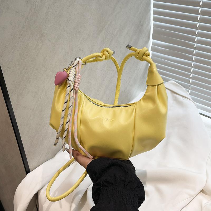 Women Casual Fashion Versatile Underarm Crossbody Shoulder Dumpling Bag