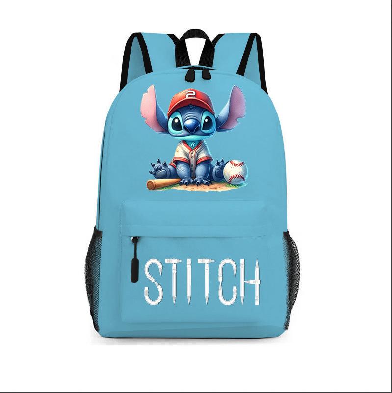 School Bag Cartoon Backpack Star Lightning School Bag Student Polyester Casual Printed Backpack Travel Bag