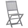 Maison Exclusive - Chaises pliables d'extérieur lot de 8 Bois d'acacia solide