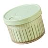 Fruit Vegetable Container Round Shape Multifunctional Plastic Scallion Storage Box Green