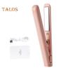 Tragbarer USB-Haarglätter, schnell aufheizender elektrischer Lockenstab, glattes, lockiges Haar, Pony, Mini-Lockenstab, Reise-Haarstyling-Tool für Frauen