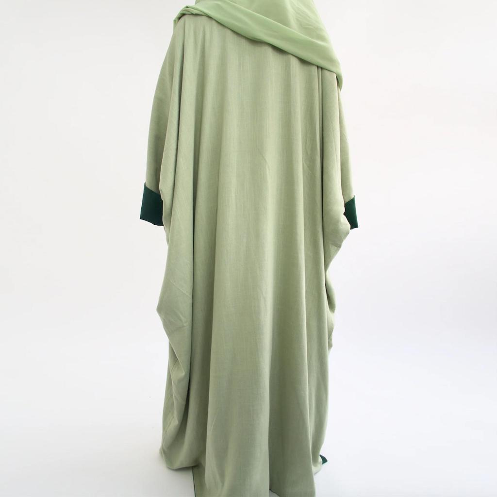 Loriya Reversible Elegant Cardigan Robe Abaya LR736