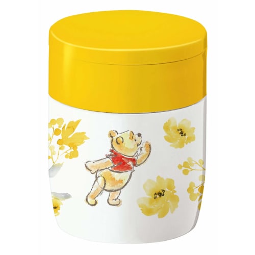 Asvel Insulated Lunch Jar, Winnie the Pooh, 300ml, Insulated Soup Bottle, HLB-SR300C(PO18)