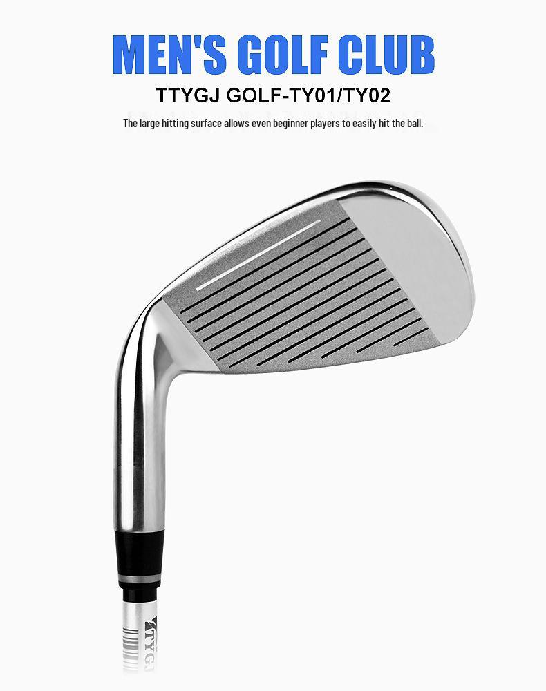 TTYGJ Men's & Women's Stainless Steel 7 Iron Golf Club for Beginners