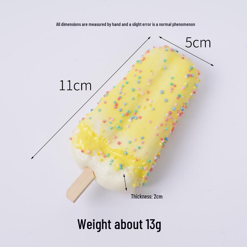 Summer Ice Cream Popsicle Model for Home Display, Kitchen Decor, and Photography Props