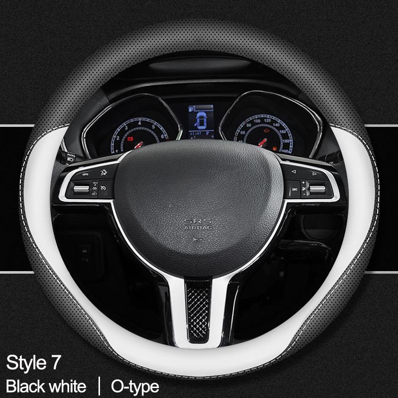 Car Steering Wheel Cover Wrap for JAC J7 JS3 JS4 2025 2025 2025 2025 D Type Steering-Wheel