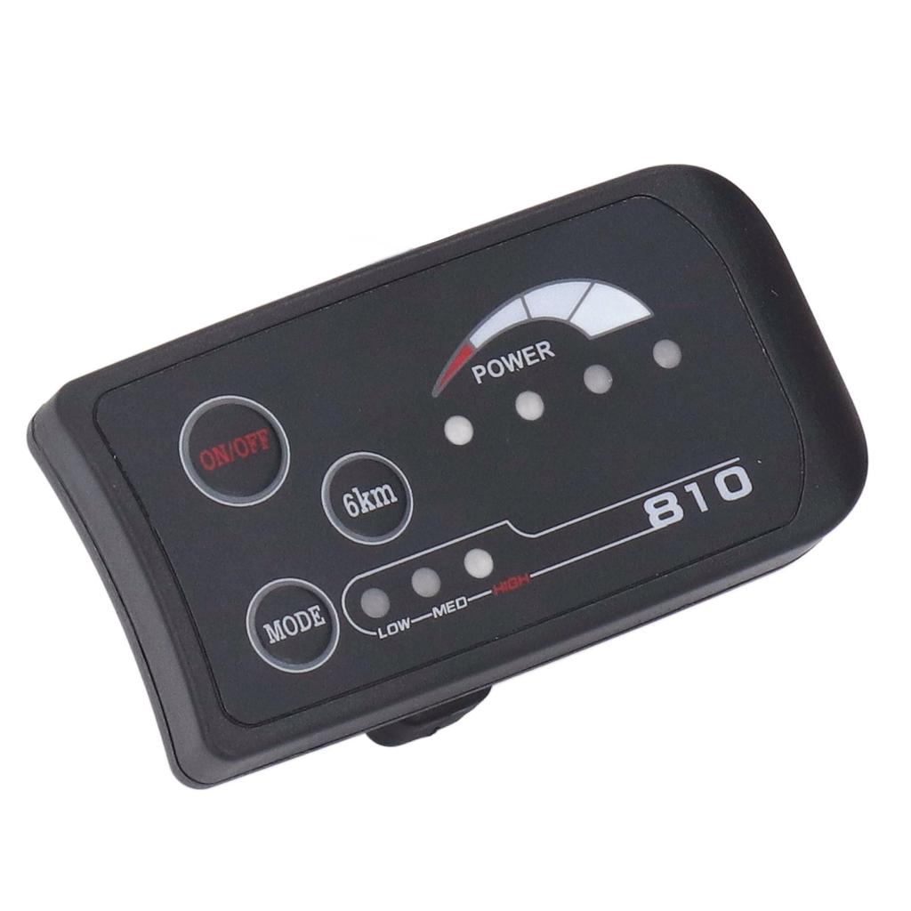 36V 48V S810 LED Display Panel for Electric Bike 4 Wire Bike Modification LED Control Display Meter SM Plug
