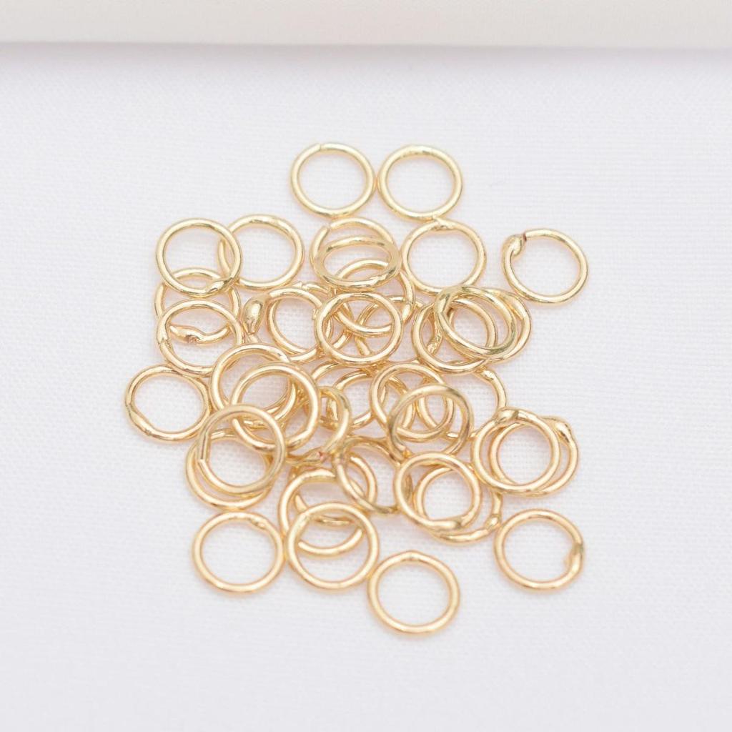 Gold-Filled Color-Preserving Jump Ring Clasps for DIY Jewelry - Necklace & Bracelet Connector Accessories