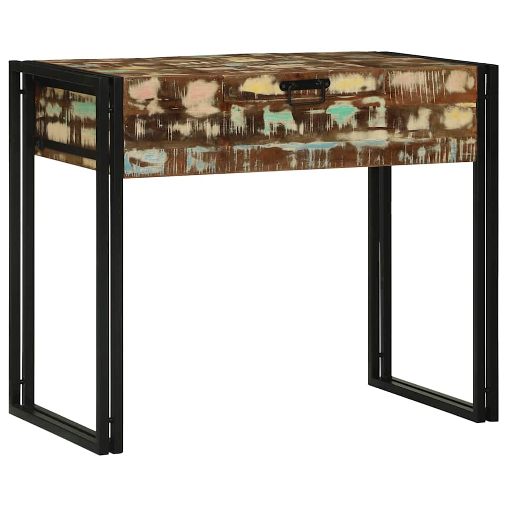Bedroom Dressing Table Multi colored Solid Wood Reclaimed Wood