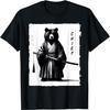 Chief Bear Dad Samurai Ninja Japanese Ukiyo-e Warrior T-Shirt
