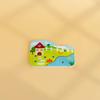 Wooden Farm Transportation Screw Toy, 3D Puzzle Metal Screw Tool, Color and Shape Recognition, Hand Eye Coordination Training,Educational Teaching Toy