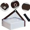 Tear Resistant Plastic Sheeting With Rustproof Grommets Tear Resistant  Waterproofing Solution Suitable For Home Gardens