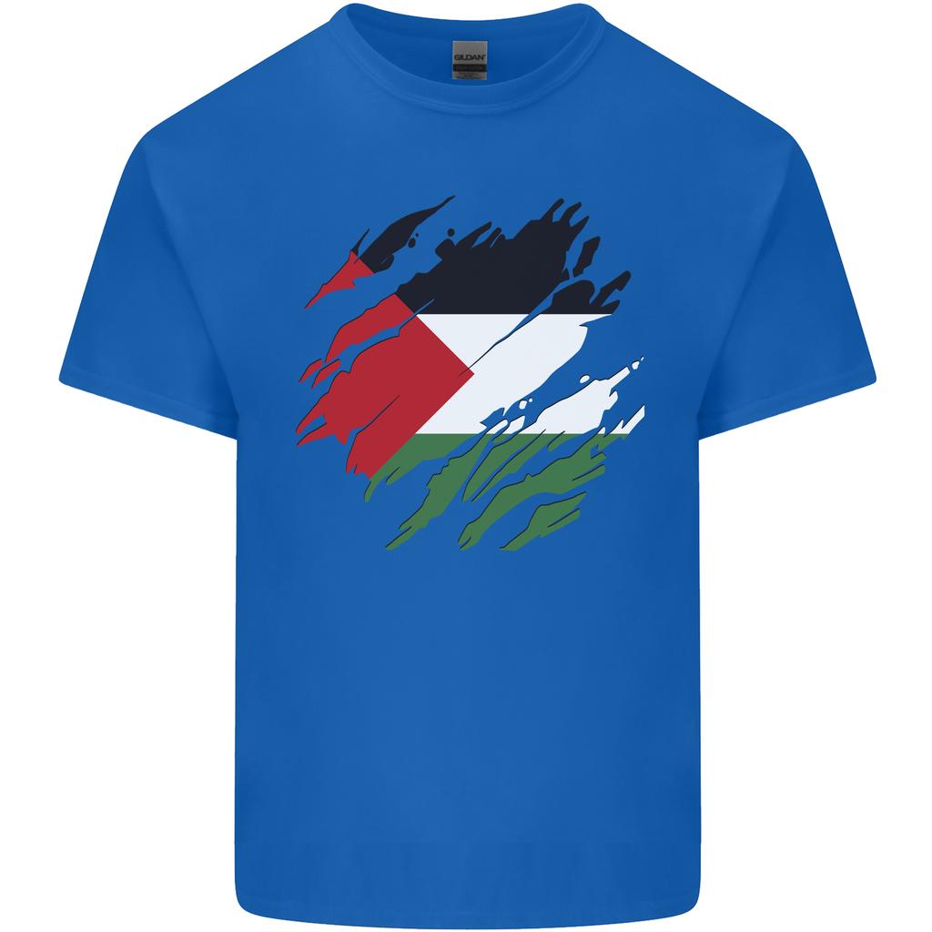 Torn Palestine Flag Palestinian Day Football Unisexs Light Cotton TShirt