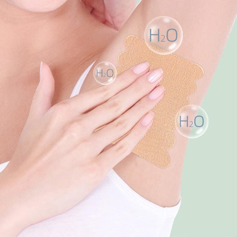 10 Pieces Invisible Underarm Sweat Absorbing Pads Disposable Adhesive Liners For Daily Use Sports Activities