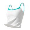 Cross-Border Butterfly Back Sports Vest with Chest Pad - Color Block Elastic Yoga Fitness Top