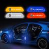  DCQFJ1 4PCS Car Stickers Door Opening Reflective Warning Sticker For Alfa Romeo Giulia Stelvio Giulietta 156 159 147 Mito Tonale Brera