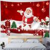 Christmas Tree Snow Tapestry Wall Hanging New Year Gift Elk Christmas Home Decoration Bohemian Aesthetics Bedroom Decoration