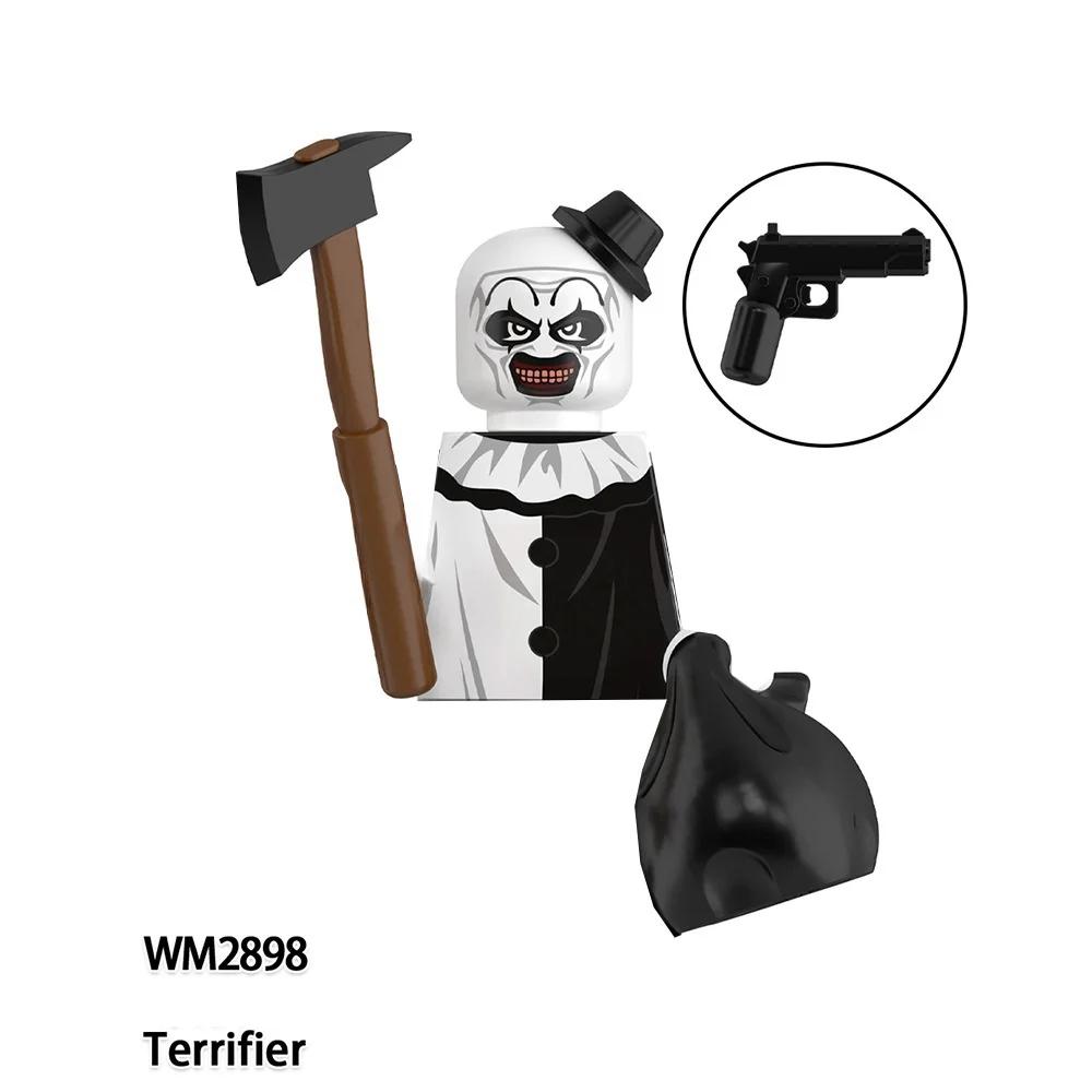 Horror Movie Action Figure Building Blocks Halloween Character M3gan Nun Ash Terrifier Action Figure Building Blocks Toys Gifts
